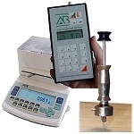 Absolute humidity meters very easy to use for a wide range of diverese materials.