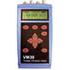 Accelerometers to measure the oscillation in the hand, arm, body or seat, with memory and software