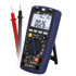 Environmental Meters with sound, light, temperature, moisture, and external temperature, auto-ranging multimeter.