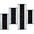 Environmental meters with external sensor, 4 different types, analogue/digital display, aluminium casing