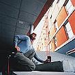laser level measuring heights .