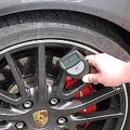 Material thickness meters: thickness guage in use