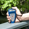 Micrometers: measuring a coating on wood