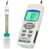 PCE-228 serie pH meters: handheld device for pH value, Redox and temperature with RS-232 interface.