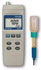PCE-228 serie pH testers: handheld device for pH value, Redox and temperature with RS-232 interface.