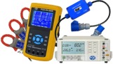 Power analyzers to show the power in Watts or to analyze and measure harmonic.