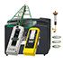 MK70 3D Case Radiation meters in a practical kit, including HFE59B, NFA 1000, incl. accessory, plastic case
