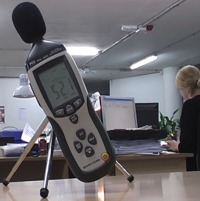 sound level meters: Measuring the noise level during the course of a shift.