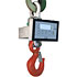Crane scales calibratable, digital LCD-display 25mm, weight range up to 6500 kg, 8m distance remote control