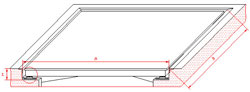 Frame of the In-Floor Scale