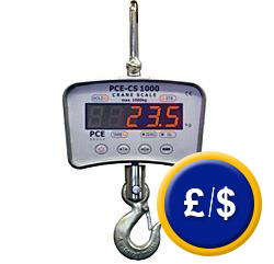 Crane Scale PCE-CS 1000 with remote control are available.