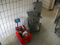 Industrial scale can also be used in wet places.
