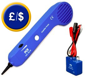 CableTracker LAN/Cable Analyser to detect connections and cable breaks in channels, platforms and walls.