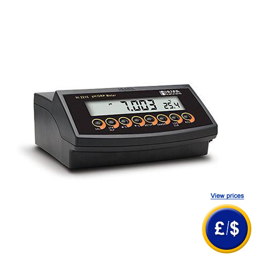 The laboratory pH meter combines simplicity with high accuracy. At first glance, the laboratory pH meter offers a large dual display with icon-assisted comprehensive information that accompany the user through the measurement and calibration. Makes the additional mV range from laboratory pH meter is also possible to perform ORP and ISE measurements. Another function of the laboratory pH meter is easy to check the zero point and slope of the pH electrode. Also, the laboratory pH meter with adjustable memory interval, and a PC interface. The device is versatile, demonstrating the fact that it varied with pH electrodes with BNC connectors have, can be used. With a pH range from -2 to +16 pH meets the laboratory pH meter common laboratory requirements. Also, the redox potential can be determined accurately with a laboratory pH meter. The professional laboratory pH meter has the possibility of data transmission via USB to a PC. If you have any questions about the laboratory pH-meter HI 2215-02, check the following technical data or use our contact form. Our technicians and engineers will assist you in regards to the pH-measuring devices or other products of the laboratory equipment. The same applies to the areas of control systems, measuring instruments and scales of PCE Germany GmbH