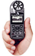 Anemometer - AVM 40 in use.