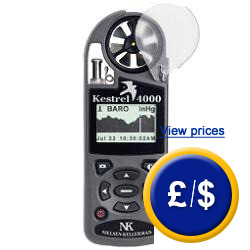 Anemometer - AVM 40 to measure wind speed, temperature, relative humidity, dew point, wind chill, heat index, air pressure, high pressure, thermal stress.