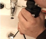 Use of the borescope to investigate a plumbing problem