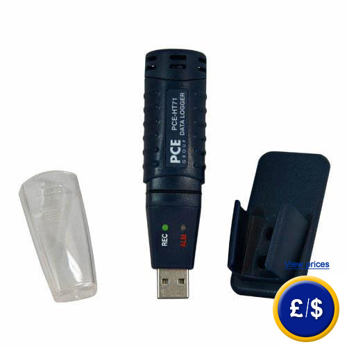 PCE-HT71 climatological recorder with USB port