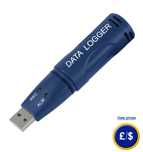 PCE-HT71 climatological recorder with USB port