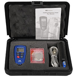 The Coating Thickness Tester comes in a robust box