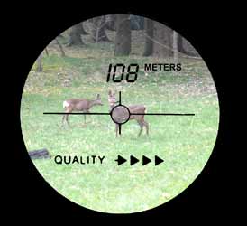 optical distance meter used for hunting