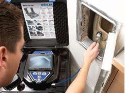 With the PCE-V240 / V260 endoscope with monitor and digital counter  