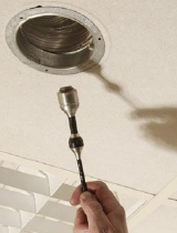 With the PCE-V220/V250 endoscope you will be able to track and inspect damages in ventilation ducts thanks to the sliding cable. 
