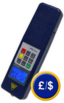 PCE-SH force meter for easy measurement of pressure or traction force.