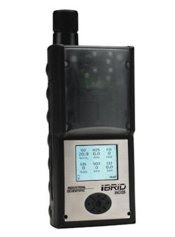 Vacuum pump screwed to the portable gas detector MX6 iBRID MX6 iBRID