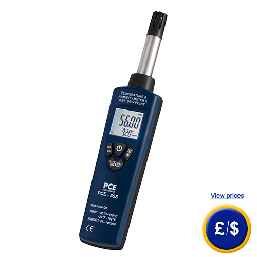 Further information of the Hygrometer PCE-555