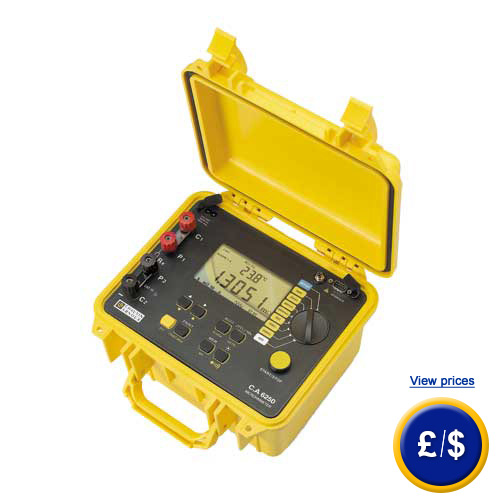 Microohm Meter C.A. 6250 for the measurement of low resistance