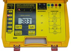 Control panel of the microhm meter pce-mo 3001
