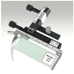 Adjustable table in cross position with vernier for the microscope for education PCE.BM 200. 