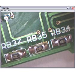 Here the PCE-MM 200 microscope is being used to inpsect a plate.