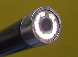 optical function of the PCE-E 130 fiberscope