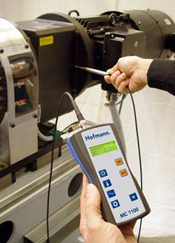 Oscillation Measuring System MC 1100 Set operation