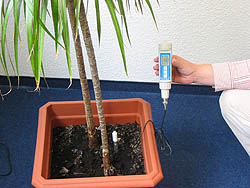 PCE-PH20S pH meter for soil: using the PCE-PH20S