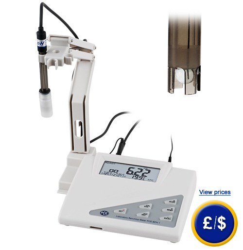 pH Meter PCE BPH 1 pH Meter (desktop) designed for reliable measurements in laboratories.