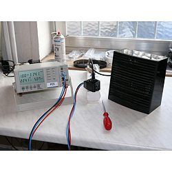 the PCE-PA 6000 power analyser used to repair small electronic devices