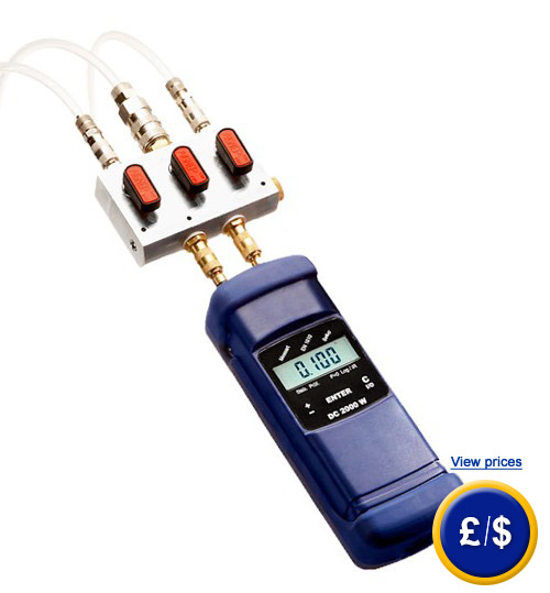 Seweage Leak Meter DC 2000 W to test sealing in seaweage.