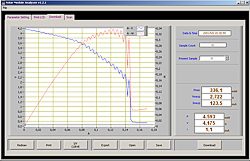 Solar Panel Tester EVOMEX SMT 200 software