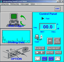 Software for the PCE-353 sound level indicator with Leq function.