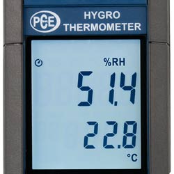 There is a bright, backlit display which makes readings comfortable on the thermo hygrometer
