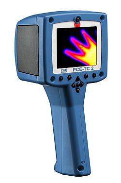 the PCE-TC 2 thermographic camera in use