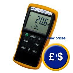 The PCE-T312 contact thermometer