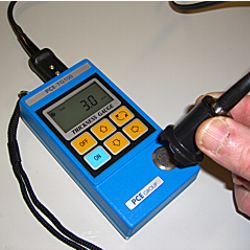 recalibration of the PCE-TG100 thickness gauge