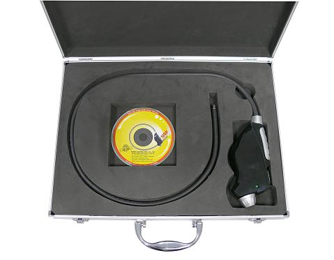 the PCE-VE 110 video endoscope in its carrying case