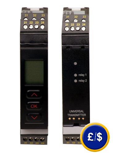 UMU 100 Universal transducer for Pt100 sensors / connection for 2, 3 and 4-thread conductors .