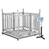 Balances for Animals with eight range up to 1500kg, 0.5 kg, RS-232, four gates.