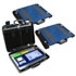 balances for transit with two platforms with weight range up to 8000 kg, including printers and screen resolution of 5 kg